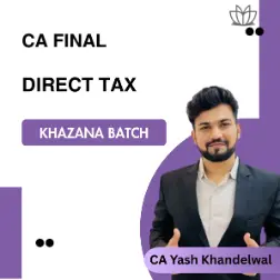 CA Final DT - Khazana Batch for Jan 26